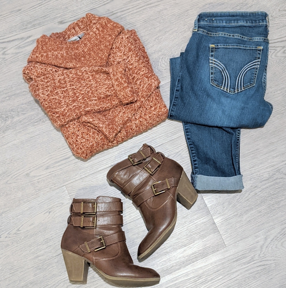 Orange Sweater
